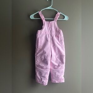 Circo Soft Pink Toddler Kids Snow Ski Winter Bib Overalls Pants 18m